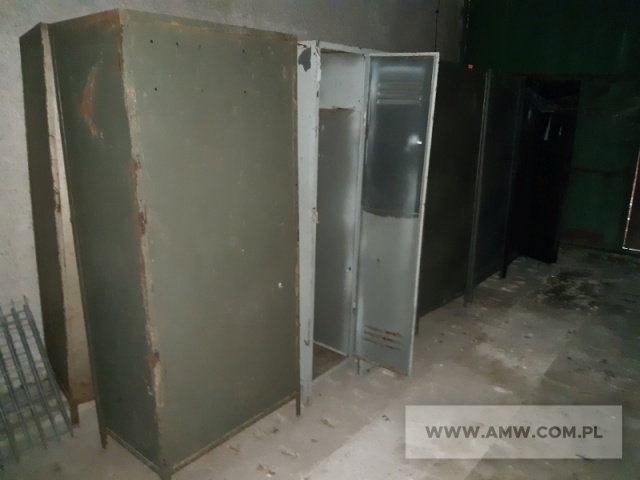 Szafy metalowe na odzież WP2-34 (wymiary: 1850 x 800 x 500 mm) - pakiet zawierający 5 szt. 